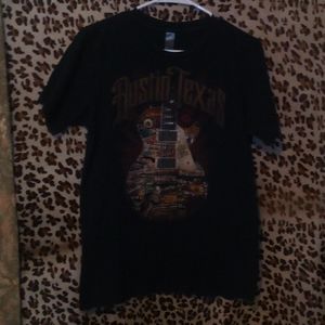 BLACK AUSTIN TEXAS T-SHIRT